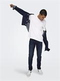 dark blue denim