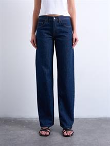 dark blue denim