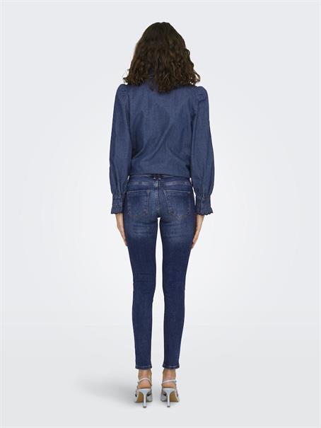 dark blue denim