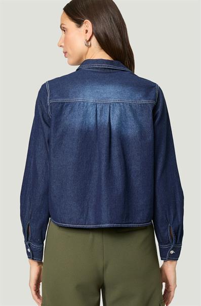 dark blue denim