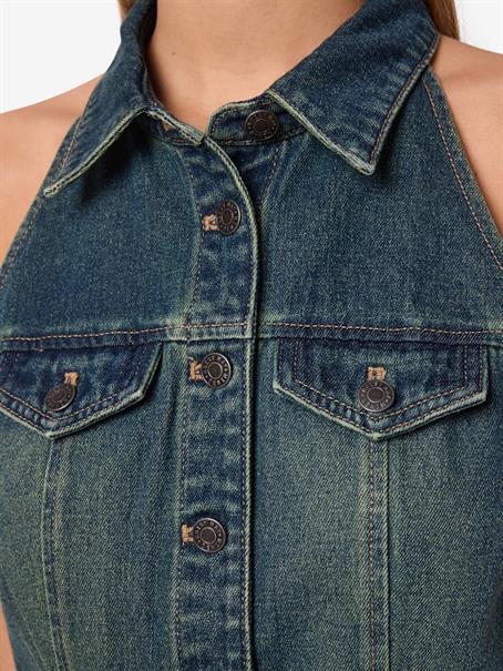 dark blue denim
