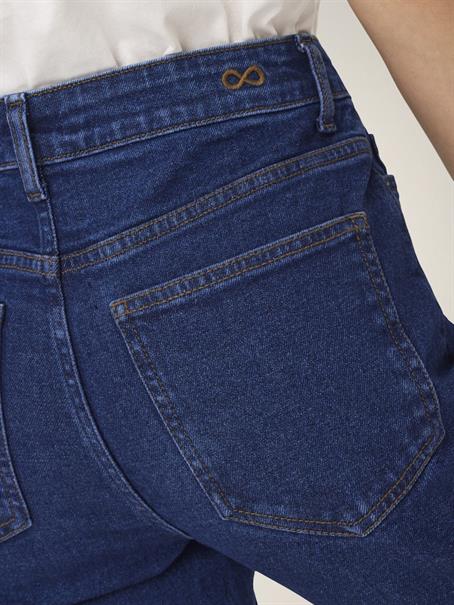 dark blue denim