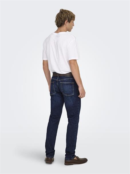 dark blue denim