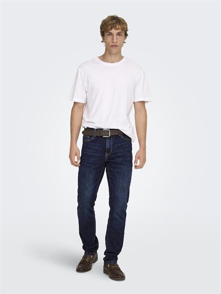 dark blue denim