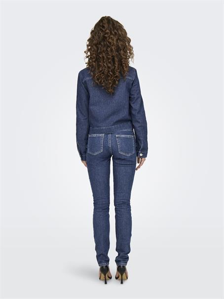 dark blue denim