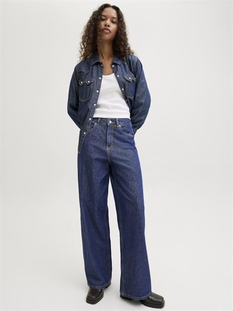 dark blue denim