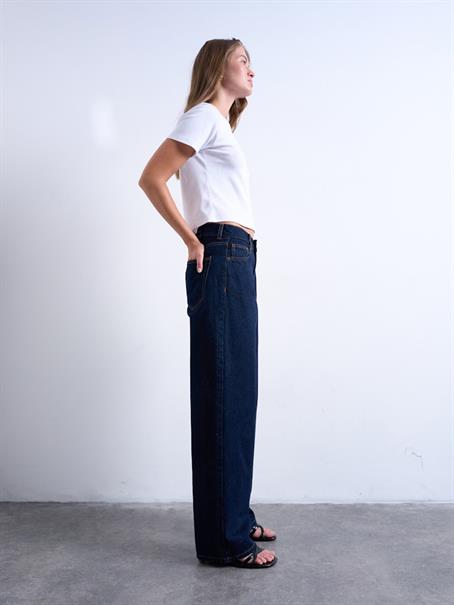 dark blue denim