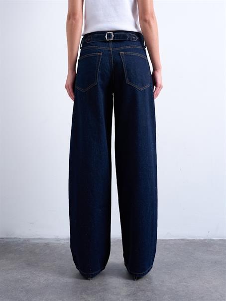 dark blue denim