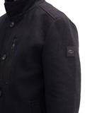 dark blue small herringbone