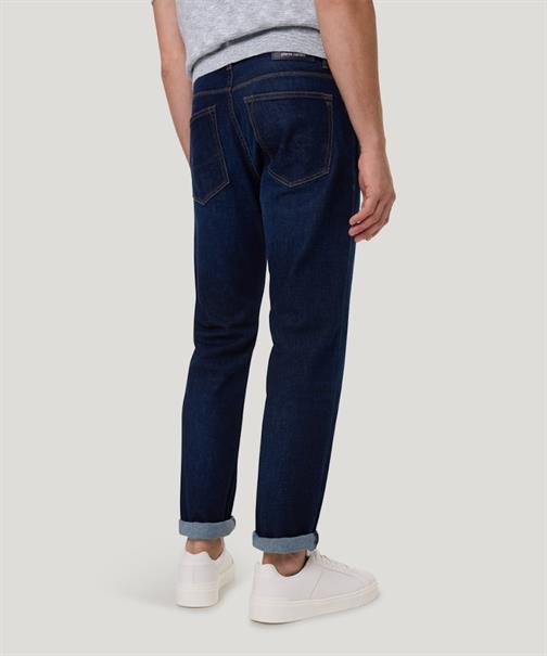 dark blue used mustache