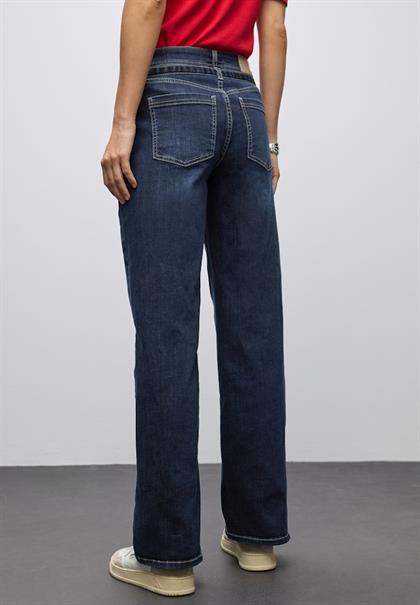 dark blue washed