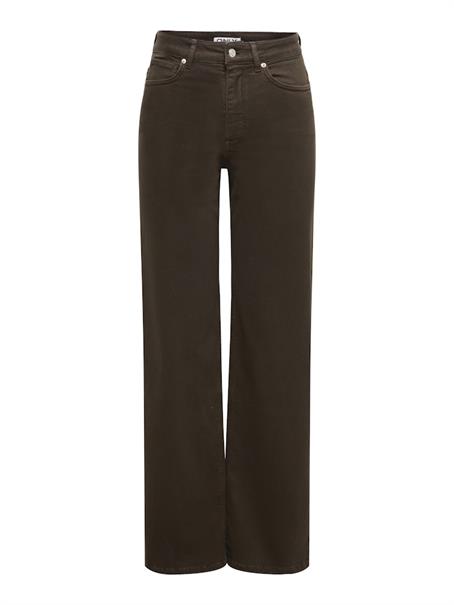 dark brown denim