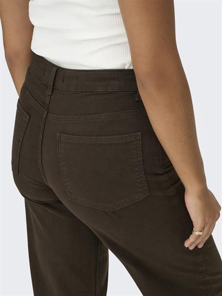 dark brown denim