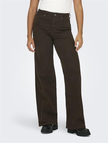 dark brown denim