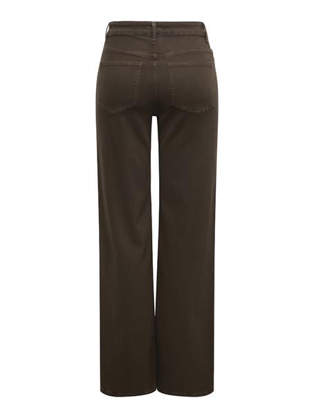 dark brown denim