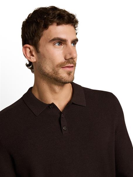 dark chocolate brown melange