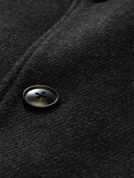 dark grey melange twill