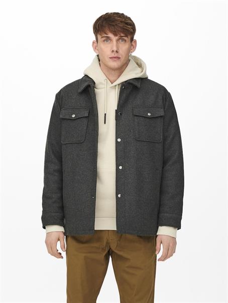 dark grey melange