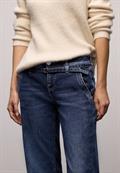 dark indigo authentic washed