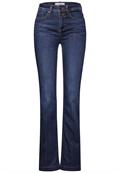 dark indigo slightly washed