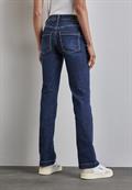 dark indigo slightly washed