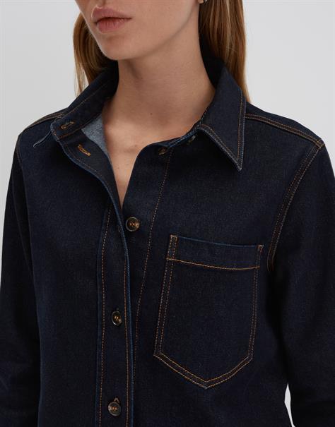 dark rinsed blue