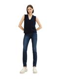 dark stone wash denim
