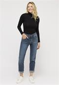 DARLEEN CROP TU greyish blue used