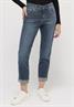 DARLEEN CROP TU greyish blue used
