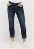 DARLEEN CROP TU PLATE dark indigo used