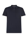 DC INTERLOCK ZIP SLIM POLO desert sky