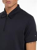 DC INTERLOCK ZIP SLIM POLO desert sky