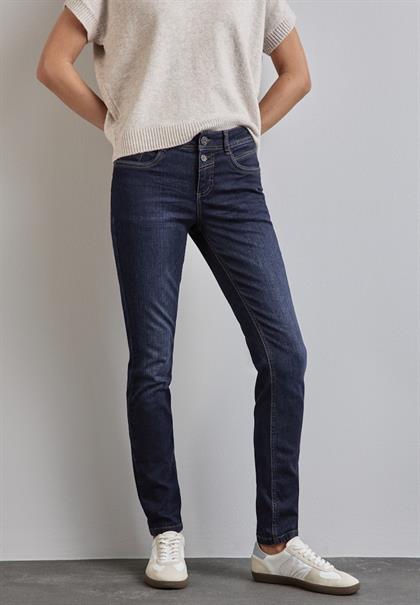 deep indigo washed