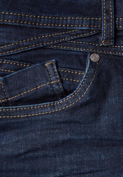 deep indigo washed