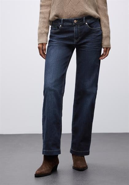 deep indigo washed