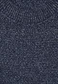 deep navy blue melange