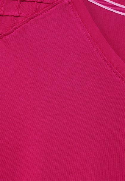 Dekoratives T-Shirt pink sorbet