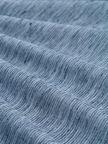 denim blue structured melange