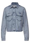 Denim Hemdbluse light blue authentic wash