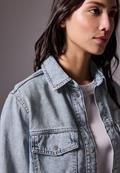 Denim Hemdbluse light blue authentic wash