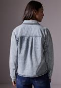 Denim Hemdbluse light blue authentic wash