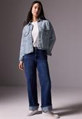 Denim Hemdbluse light blue authentic wash