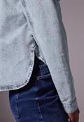 Denim Hemdbluse light blue authentic wash