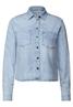 Denim Hemdbluse light blue random washed
