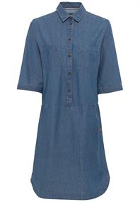 Denim-Kleid aus Organic Cotton indigo