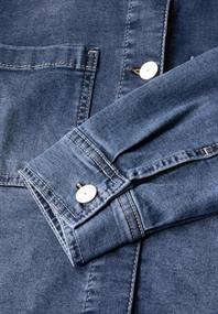 Denim Overshirt mid blue wash