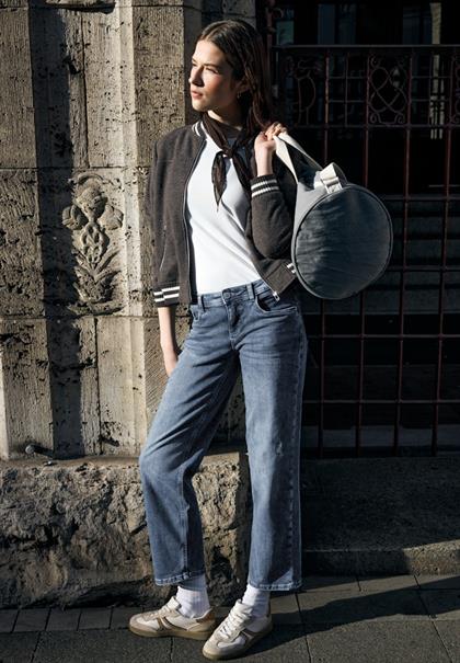 Destroyed Look Jeans light blue authentic washed