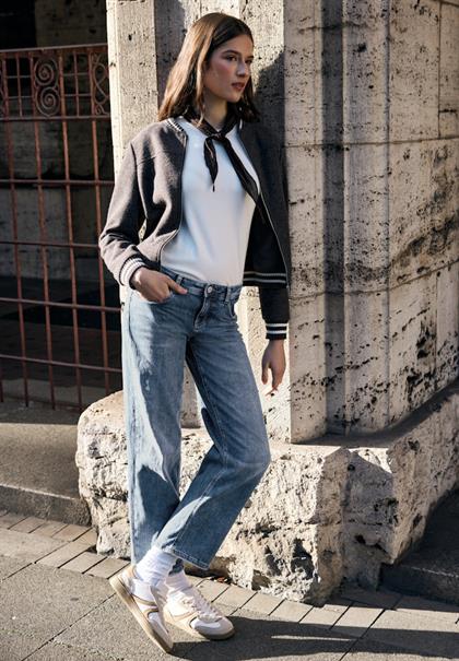 Destroyed Look Jeans light blue authentic washed