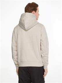 DISTORTED LOGO HOODIE stony beige