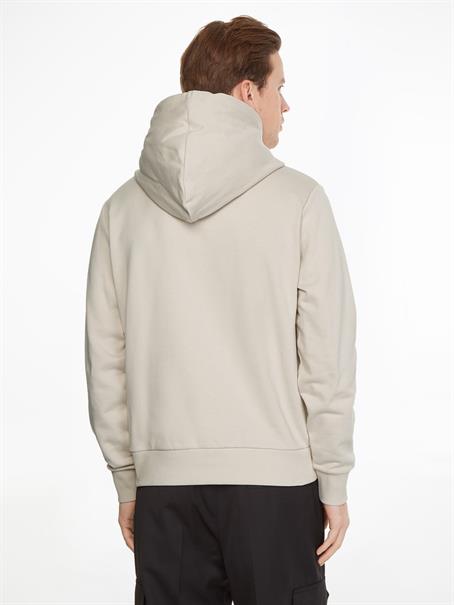 DISTORTED LOGO HOODIE stony beige